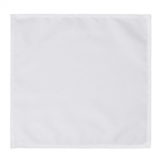 5 Washable Cloth Napkins White 35X35cm