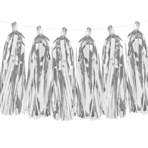 Tassel Garland Silver 2.00m Tassel Garland Silver 2.00m