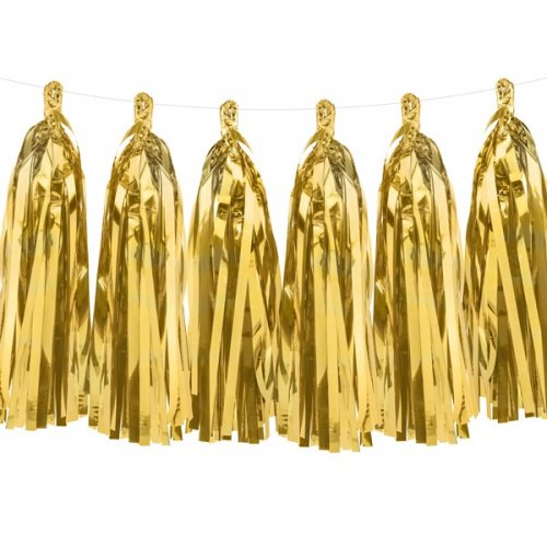 Tassel Garland Gold 2.00m Tassel Garland Gold 2.00m