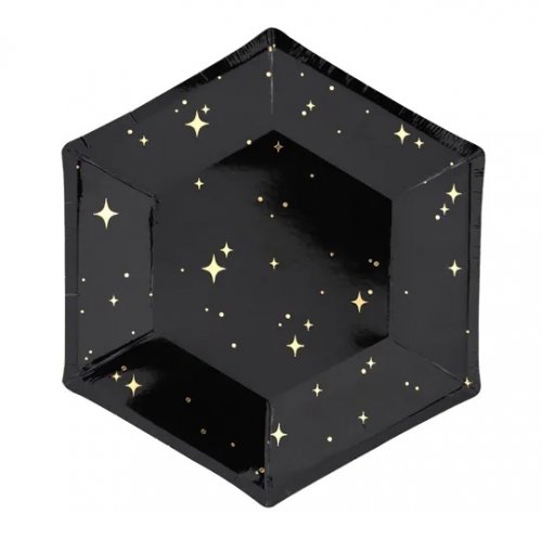 6 Plates LETS CELEBRATE 19cm  6 Plates LETS CELEBRATE 19cm