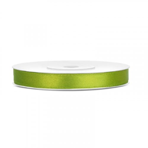 Satin Ribbon Green 6mm/25m Satin Ribbon Green 6mm/25m