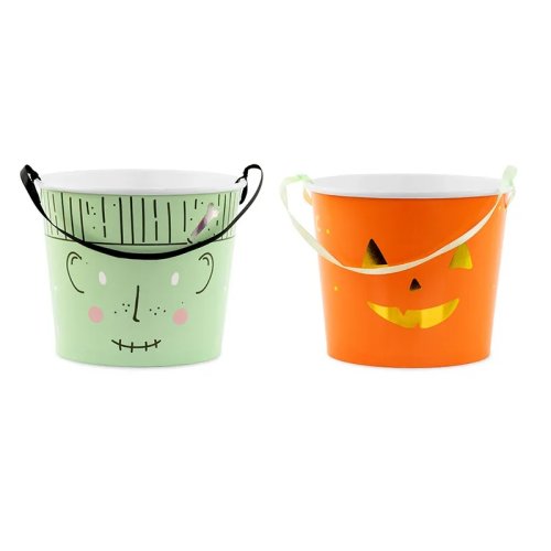 Treat buckets Halloween 13.5cm (2pc) Treat buckets Halloween 13.5cm (2pc)