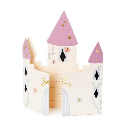 6 Invitations Castel 12.5x15.5 cm