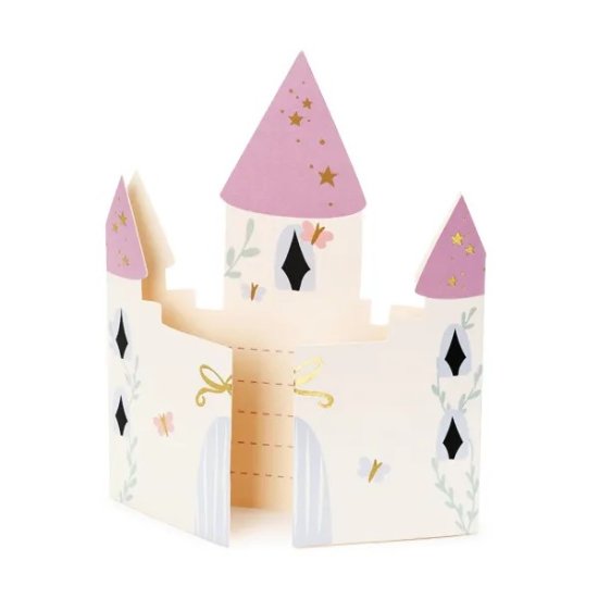 6 Invitations Castel 12.5x15.5 cm