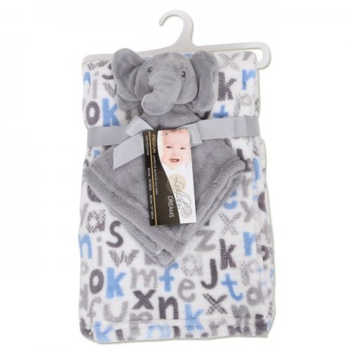 Fleece Blanket with Elephant Comforter Fleece Blanket with Elephant Comforter