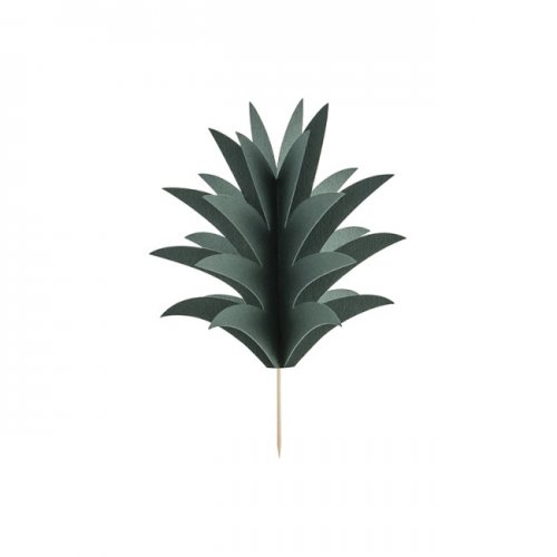 6 Cupcake toppers Pineapple 16cm