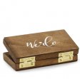 Wooden wedding ring box 10x5,5cm
