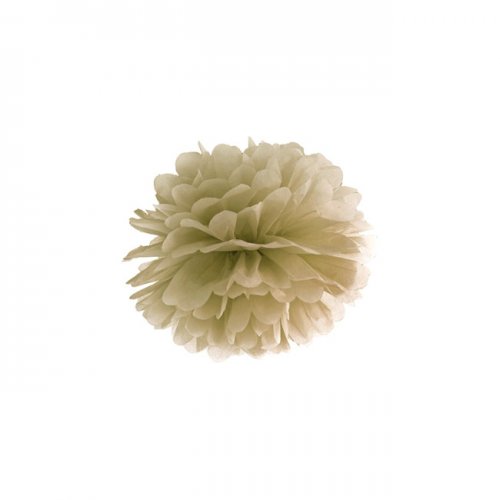 1 Decorative Puff Ball Gold 25cm 1 Decorative Puff Ball Gold 25cm