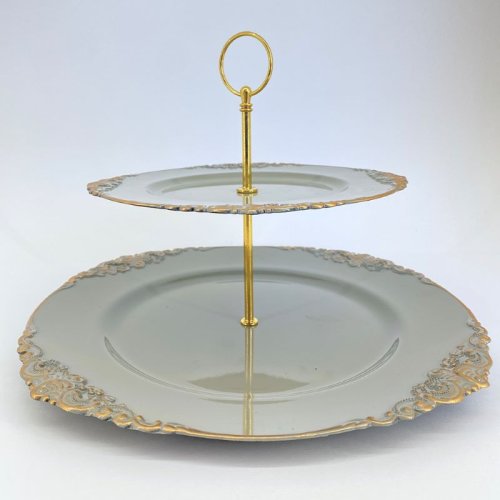 Plastic Cupcake Stand Grey 35Χ35cm Plastic Cupcake Stand Grey 35Χ35cm