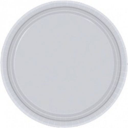 16 Paper Plates Silver 22cm 16 Paper Plates Silver 22cm