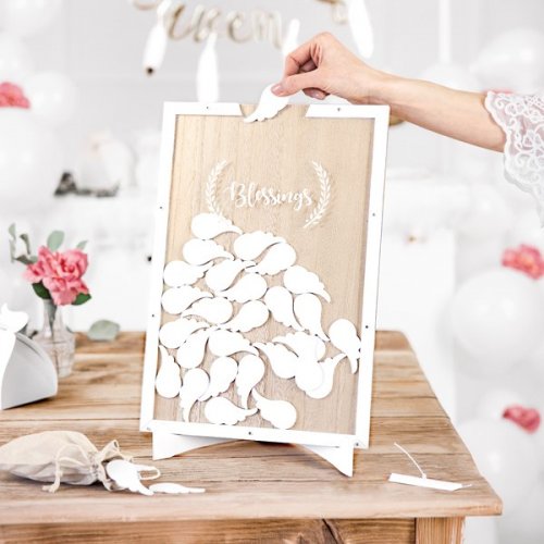 Wooden guest book - Blessings, 27.5x39.5cm