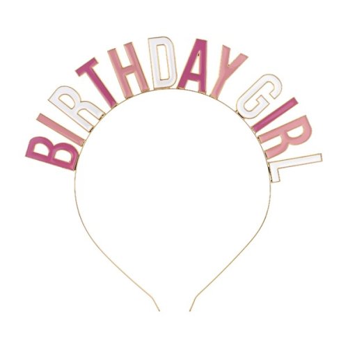 Metal Headband Birthday Girl