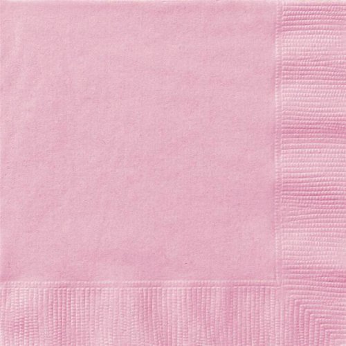 20 Napkins Pink 25X25cm 20 Napkins Pink 25X25cm