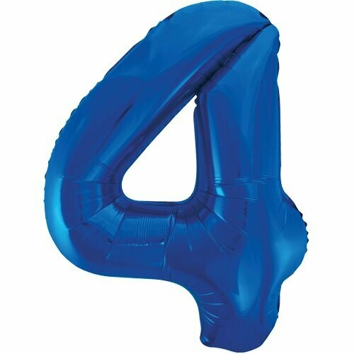 Number 4 Blue 85cm