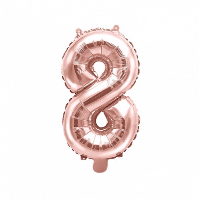 Number 8 Rosegold 35cm Number 8 Rosegold 35cm