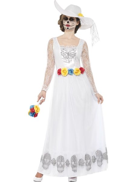 Costume Day of the Dead Skeleton Bride
