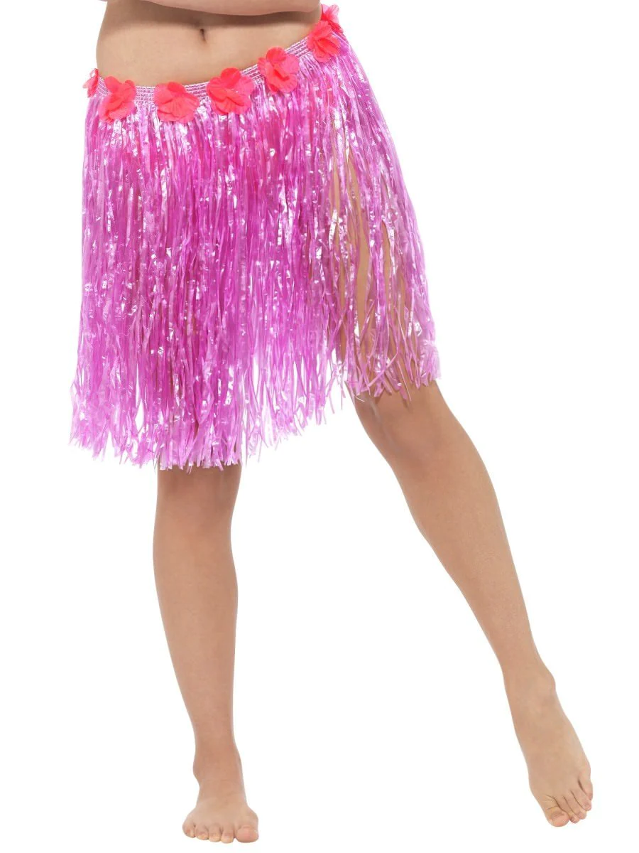 Hawaiian Hula Skirt, pink