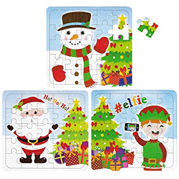 Christmas Jigsaw Puzzle (1pc) Assorted designs