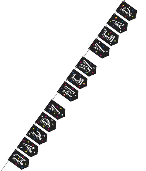 Banner New Year 2.40m