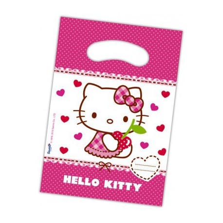6 Party Bags Hello Kitty