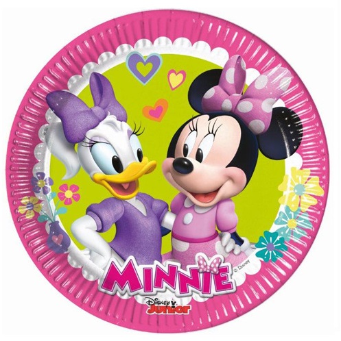 8 Plates Minnie Mouse Clubhouse 19cm