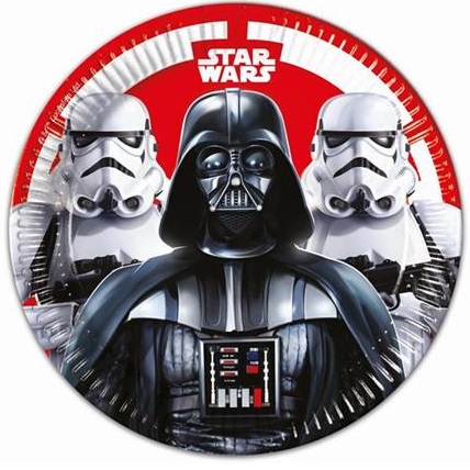 8 Plates Star Wars 23cm