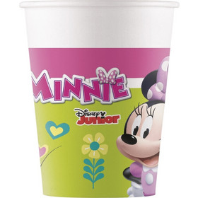 8 Paper Cups Minnie Mouse 200ml
