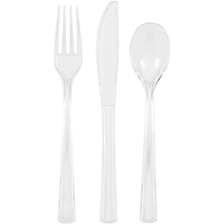 6 Set Cutlery Transparent (18pcs)