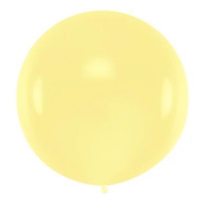 Latex Round Balloon 100cm Light Cream
