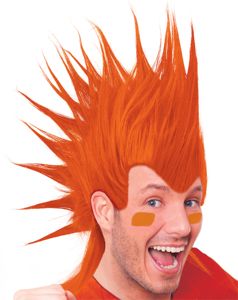 Mohawk Wig - Orange Mohawk Wig - Orange